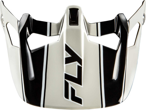 FLY RACING Werx-R Carbon Flow Visor Black/Grey 73-9230V
