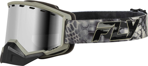 FLY RACING Focus Snow Goggle Se Kryptek W/ Silver Mirror/Smoke Lens FLB-24F1