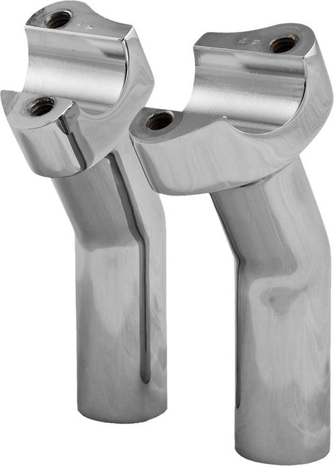 HARDDRIVE H-Bar Risers 4.5" Pullback Chrome H57-6075CF-4.5