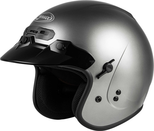 GMAX Gm-32 Open-Face Helmet Titanium Lg G1320476
