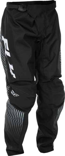 FLY RACING Youth F-16 Pants Black/White Sz 26 379-23026