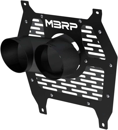 MBRP Bolt-On 4" Tip And Shield Blk Can T85329