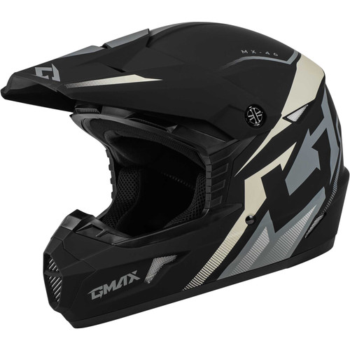 GMAX Mx-46 Compound Helmet Matte Black/Grey/White Sm D3464424