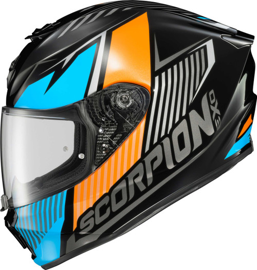 SCORPION EXO Exo-R330 Full-Face Helmet Hawker Light Blue Sm 33-1113