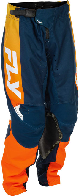 FLY RACING Youth Kinetic Pants Navy/Orange Sz 26 379-43426
