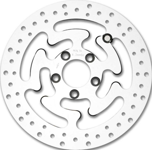 HARDDRIVE Oe Rear Rotor 11.8 Polished 11-066