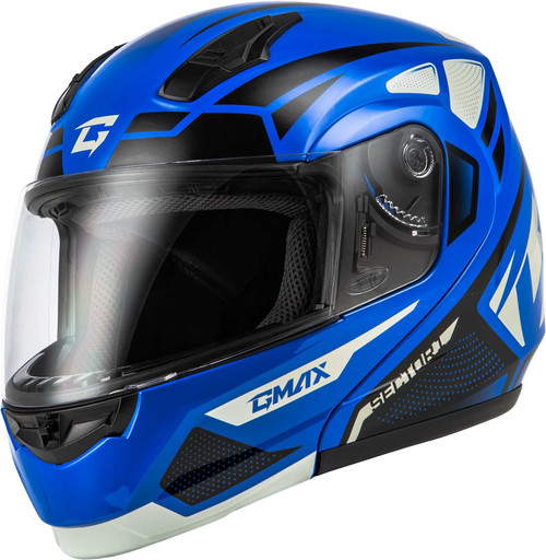GMAX Md-04 Sector Helmet Blue/Black Md M1043975