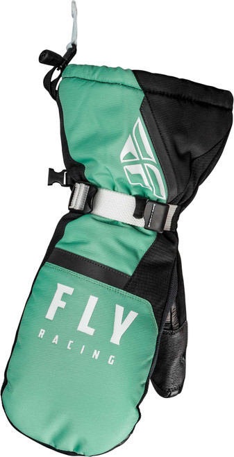 FLY RACING Cascade Mittens Black/Mint 2X 363-39322X