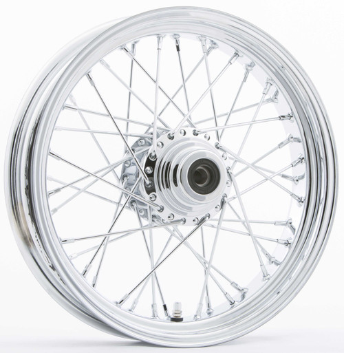 HARDDRIVE Fr 40-Spk Sd Chrome 16X3.5 Flst-Hub 3/4" Axl 00 Ltr 051-02421