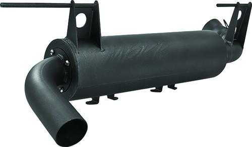MBRP Single Slip-On System W/ Performance Muffler Blk AT-8513P