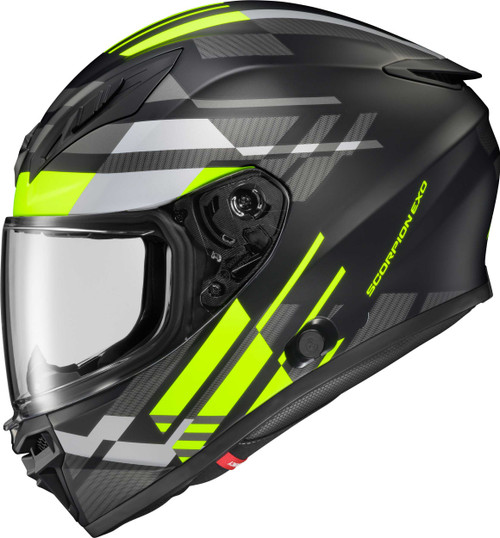 SCORPION EXO Exo-R430 Full-Face Helmet Paradox Hi-Viz 2X 43-1027