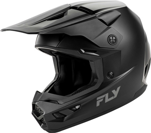 FLY RACING Kinetic Solid Helmet Matte Black 2X A00297402XL
