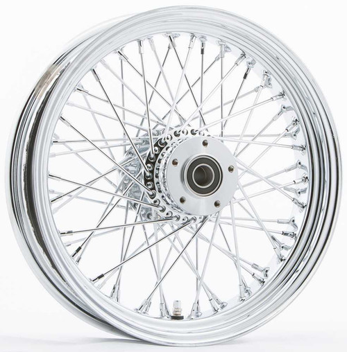 HARDDRIVE Fr 60-Spk Dd Chrome 16X3.5 Flt-Hub 1" Axl 00 Ltr 051-02632