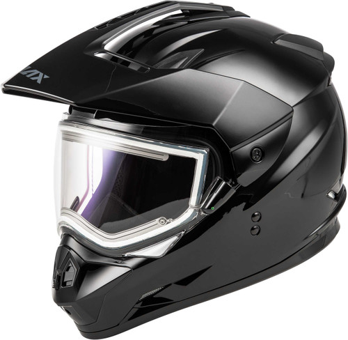 GMAX Gm-11S Snow Helmet W/ Electric Shield Black Md A41100025