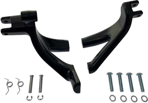 HARDDRIVE Floorboard To Peg Conv Kit Black M8 Softails 056116