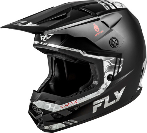 FLY RACING Kinetic Verdict Kryptek Helmet Black/Grey Lg 73-8728L