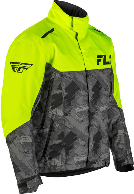 FLY RACING Youth Snx Pro Jacket Hi-Vis/Black Ym 470-5407YM