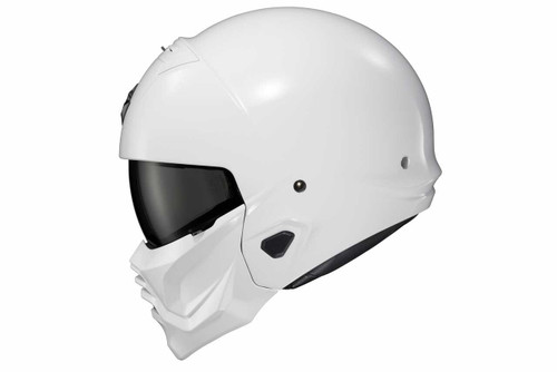 SCORPION EXO Covert 2 Open-Face Helmet Gloss White Sm CV2-0053