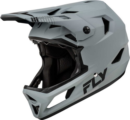 FLY RACING Youth Rayce Bicycle Helmet Matte Grey Ym 73-3614YM