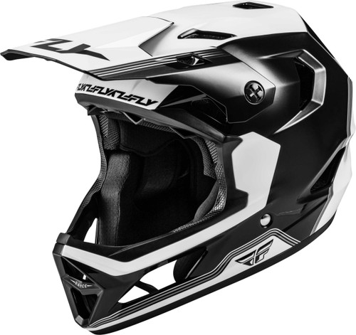 FLY RACING Rayce Repeat Bicycle Helmet Black/White Xl 73-3620X