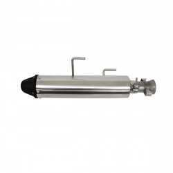 MBRP Single Slip-On System W/ Performance Muffler Blk Tip AT-9707PT