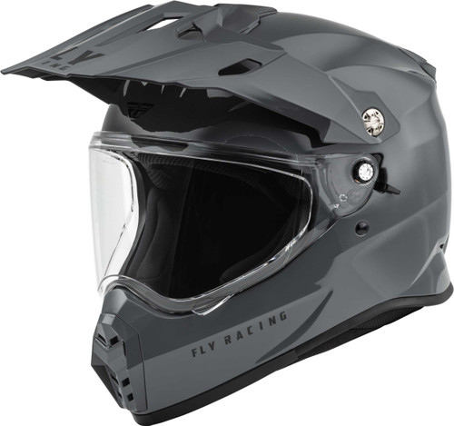 FLY RACING Trekker Solid Helmet Grey Md 73-7035M