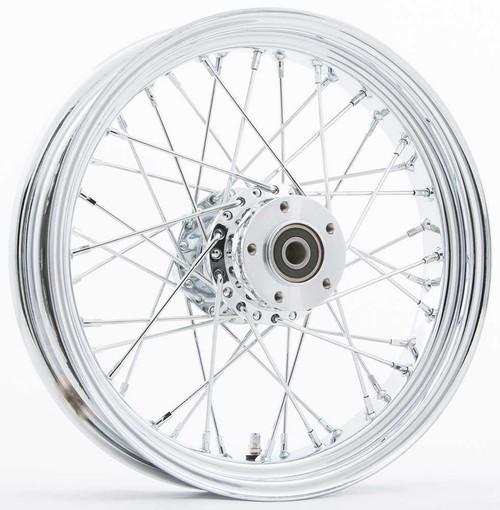 HARDDRIVE Rr 40-Spk Chrome 18X3.5 Bt/Xl-Hub 3/4" Axl Pre 99 051-0446