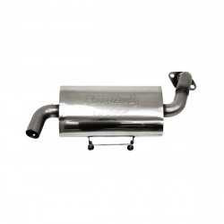 MBRP Single Slip-On System W/ Oval Sport Muffler Chrome AT-9519SP