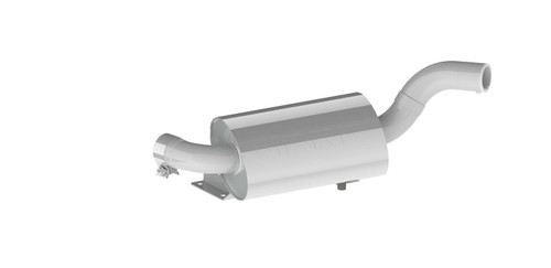 MBRP Single Slip-On Center Exit W/ Performance Muffler Cf Tip AT-9211SP