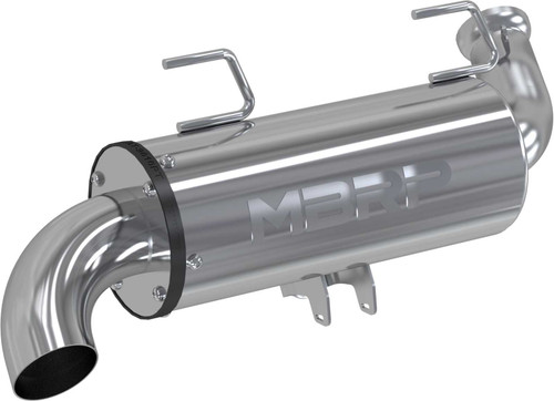 MBRP Single Slip-On System W/ 5" Performance Muffler Chrome AT-9525PT