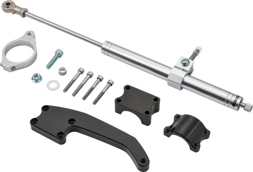 HARDDRIVE Steering Damper Silver 17-25 Flt 820-52290