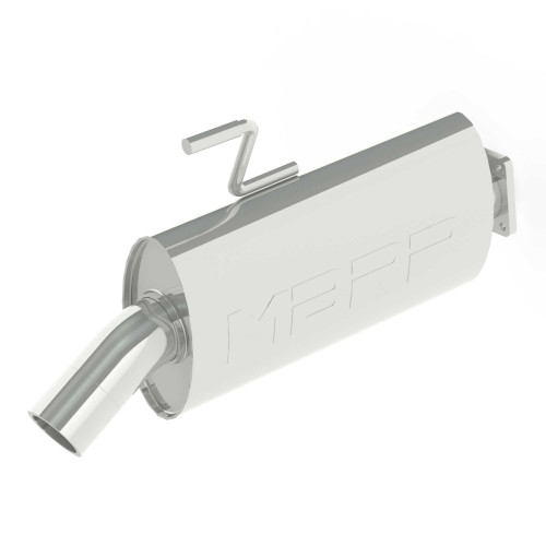 MBRP Single Slip-On System W/ Oval Sport Muffler Chrome AT-9301SP