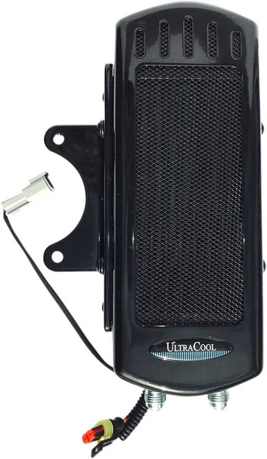 ULTRACOOL Side Mount Oil Cooler M8 Touring `17-23 Gloss Blk SMT8-1G