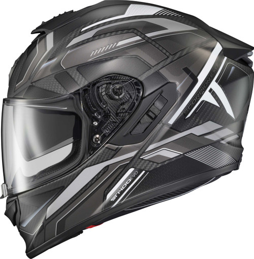 SCORPION EXO Exo-St1400 Evo Carbon Helmet Hex Matte Grey 2X 14EC-1037