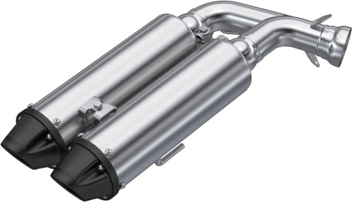 MBRP Dual Slip-On System W/ 4" Performance Muffler Blk Tip AT-9534PT