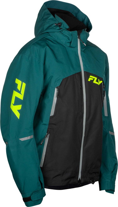 FLY RACING Incline Jacket Teal/Black Lg 470-4109L