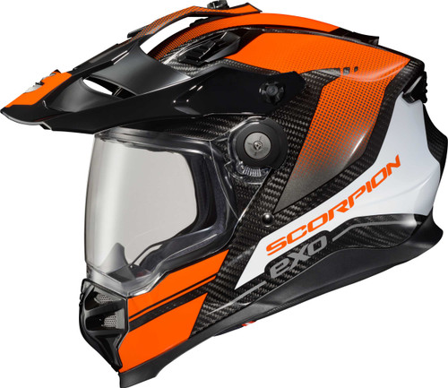 SCORPION EXO Xt9000 Carbon Full-Face Helmet Trailhead Orange Md XT9-1024