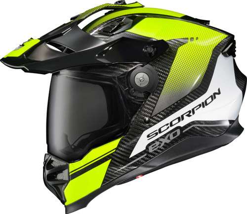 SCORPION EXO Xt9000 Carbon Full-Face Helmet Trailhead Hi-Vis Md XT9-1014