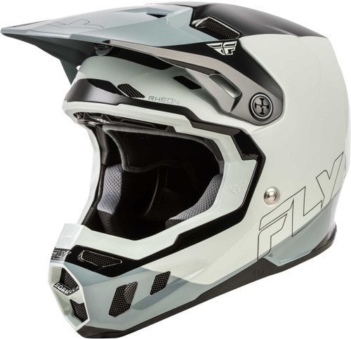 FLY RACING Youth Formula Cc Glide Helmet Grey/Light Grey/Black Yl 73-4352YL
