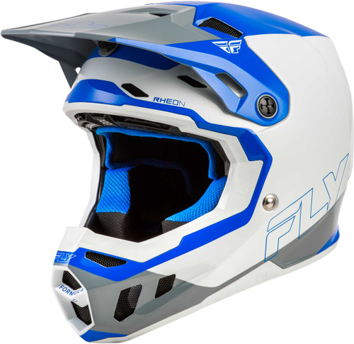 FLY RACING Formula Cc Glide Helmet Blue/Light Grey/Grey Xs 73-4354XS
