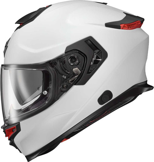 SCORPION EXO Exo-Eclipse Full Face Helmet Matte Pearl White Lg ECL-0055