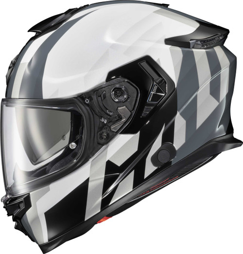 SCORPION EXO Exo-Eclipse Full Face Helmet Pivot White Md ECL-1014