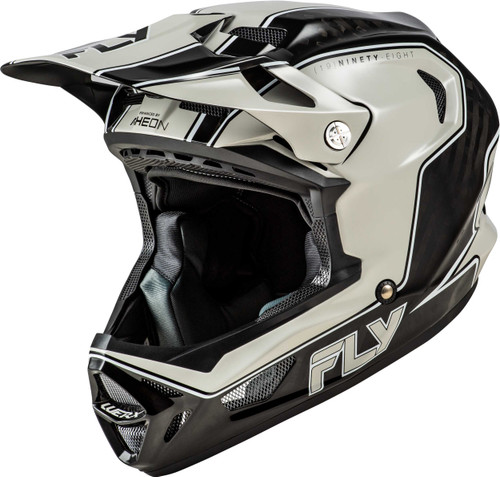 FLY RACING Werx-R Flow Carbon Helmet Black Carbon/Grey Xl 73-9230X