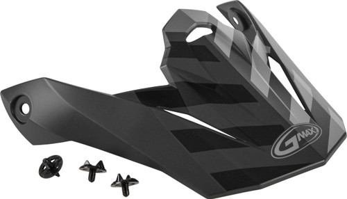GMAX Visor W/Screws Fame Mx-86 Matte Dark Grey/Black G086070