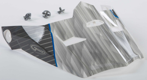 GMAX Visor W/Screws Colfax Mx-46Y White/Blue Ys-Yl G046885