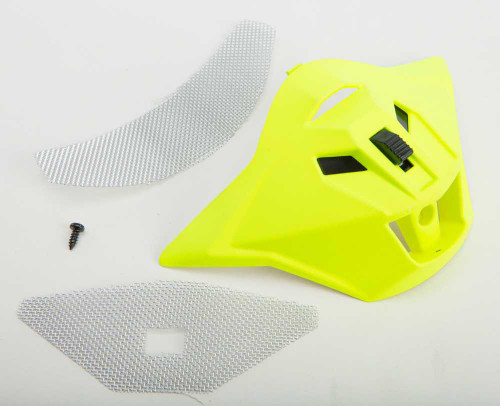 GMAX Mouth Vent Matte Hi-Vis Yellow W/Screws/Screen Gm-11 G011075