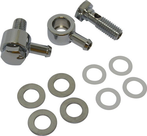 HARDDRIVE Breather Fittings W/ Bolts Evo Bigtwin, Xl 38-133