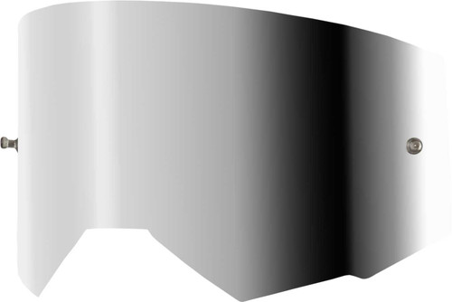 FLY RACING Single Lens W/ Post Adult W/ Silver Mirror/Smoke Lens 37-5415