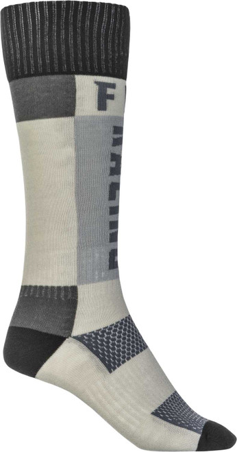 FLY RACING Mx Socks Thick Grey/Black Sm/Md 350-0552S