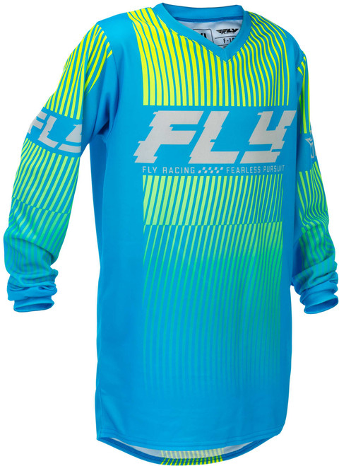 FLY RACING Youth F-16 Jersey Blue/Hi-Vis Yxl 379-223YXL